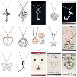 Huge Savings! NWT Sterling Silver Necklace Bundle — 20+ Items